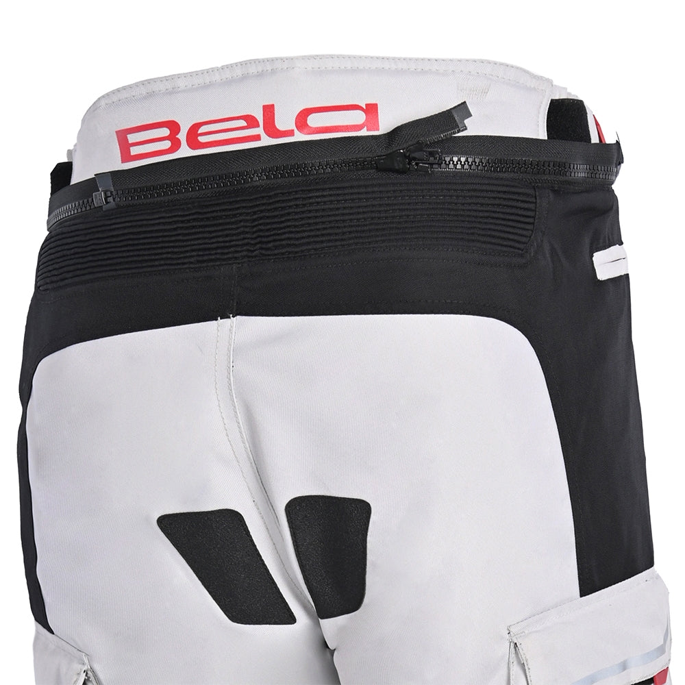 BELA - Pantalón Textil Transformer Gris/Negro/Rojo - SECURTEX MOTOR S.L (t/a MaximoMoto)
