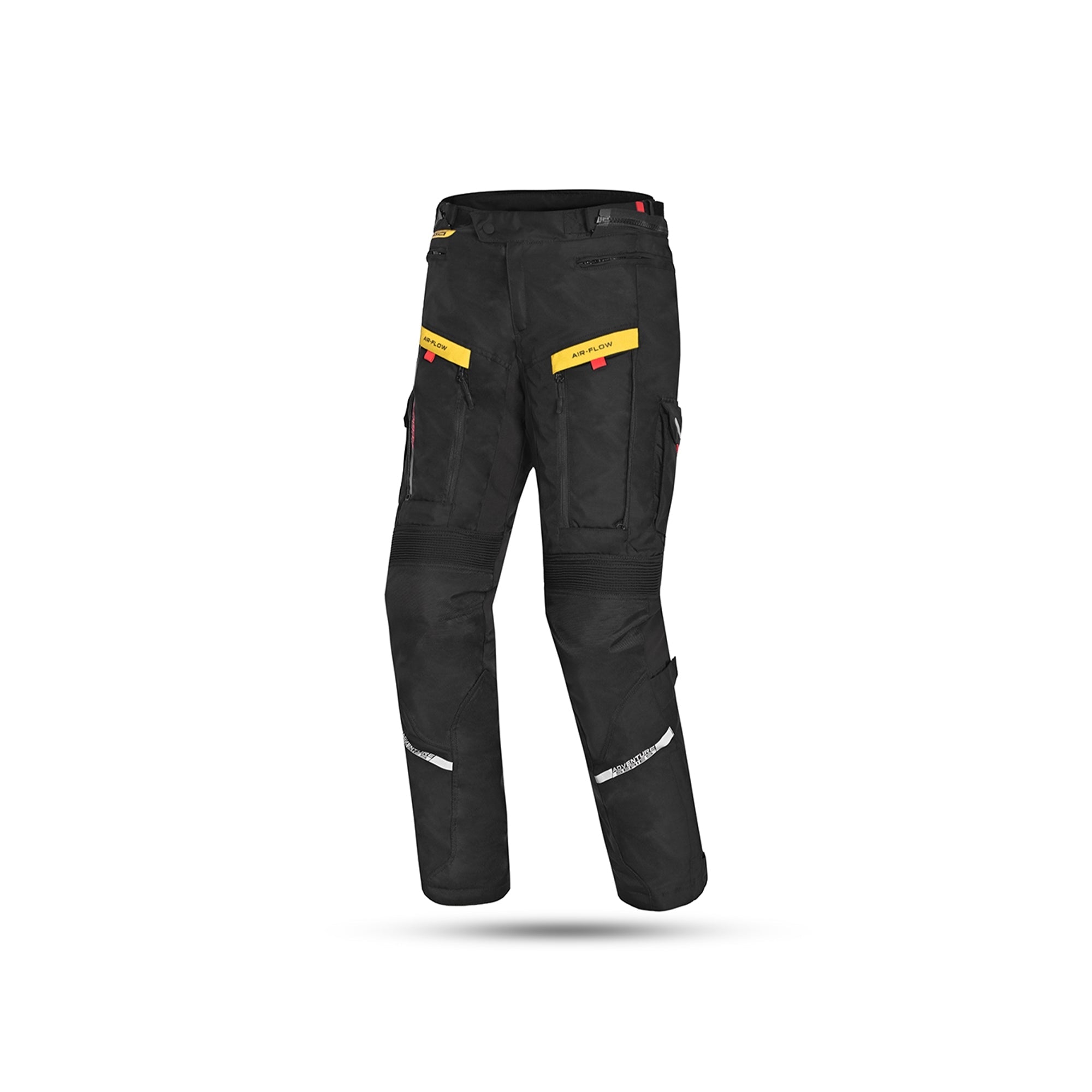 BELA - Pantalón Textil Transformer Negro/Amarillo Fluor - SECURTEX MOTOR S.L (t/a MaximoMoto)