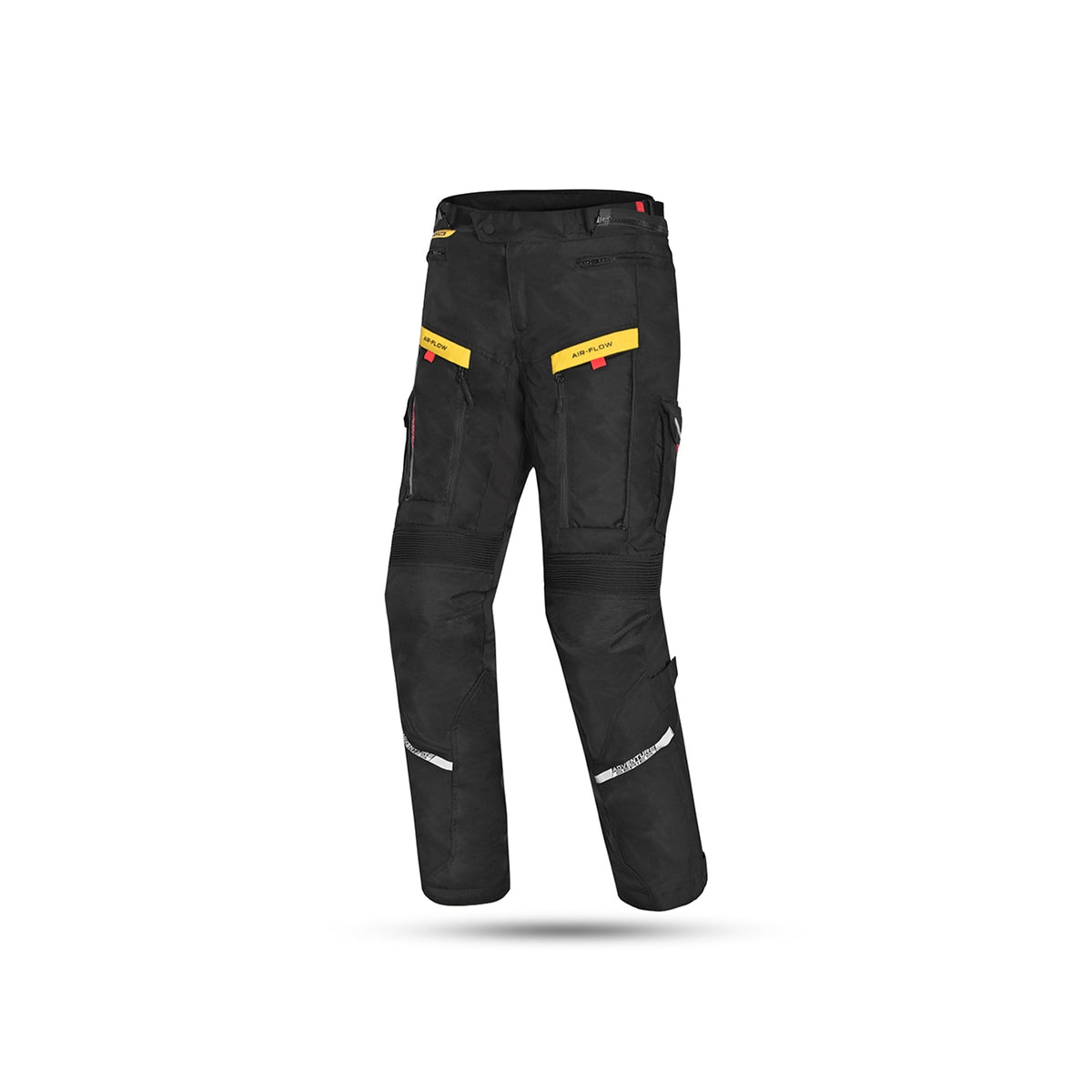 BELA - Pantalón Textil Transformer Negro/Amarillo Fluor - SECURTEX MOTOR S.L (t/a MaximoMoto)