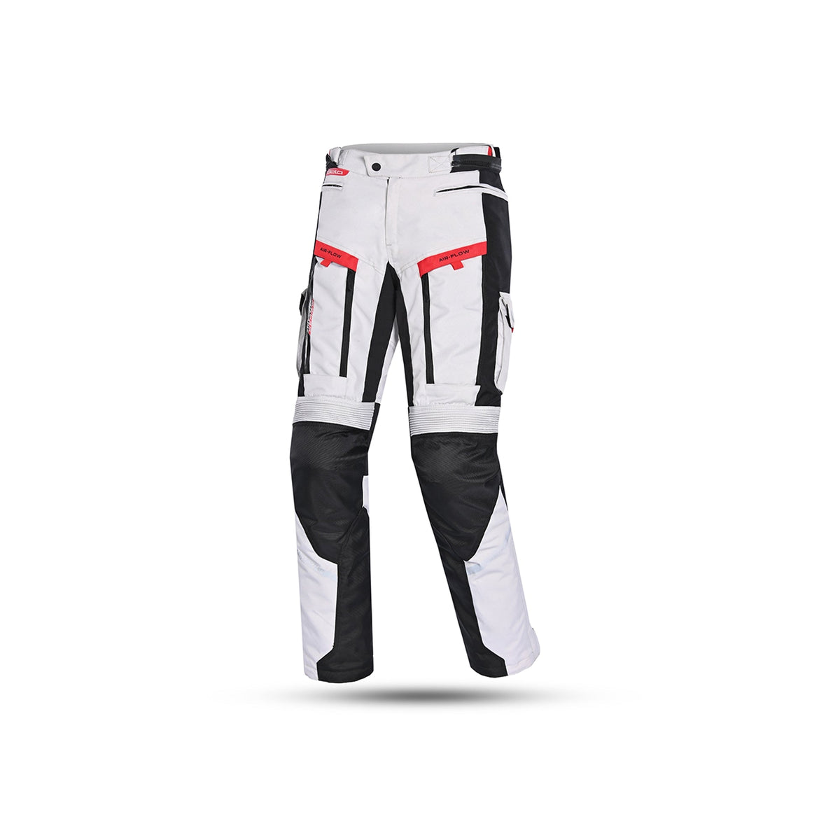 BELA - Pantalón Textil Transformer Gris/Negro/Rojo - SECURTEX MOTOR S.L (t/a MaximoMoto)