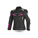 BELA - Chaqueta Textil Sprinter Lady Negro/Rosa - SECURTEX MOTOR S.L (t/a MaximoMoto)