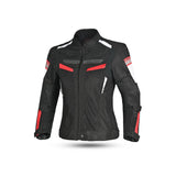 BELA - Chaqueta Textil Sprinter Lady Negro/Rojo - SECURTEX MOTOR S.L (t/a MaximoMoto)