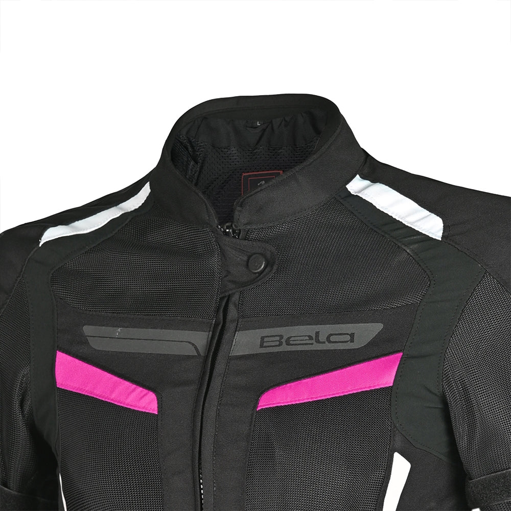 BELA - Chaqueta Textil Sprinter Lady Negro/Rosa - SECURTEX MOTOR S.L (t/a MaximoMoto)