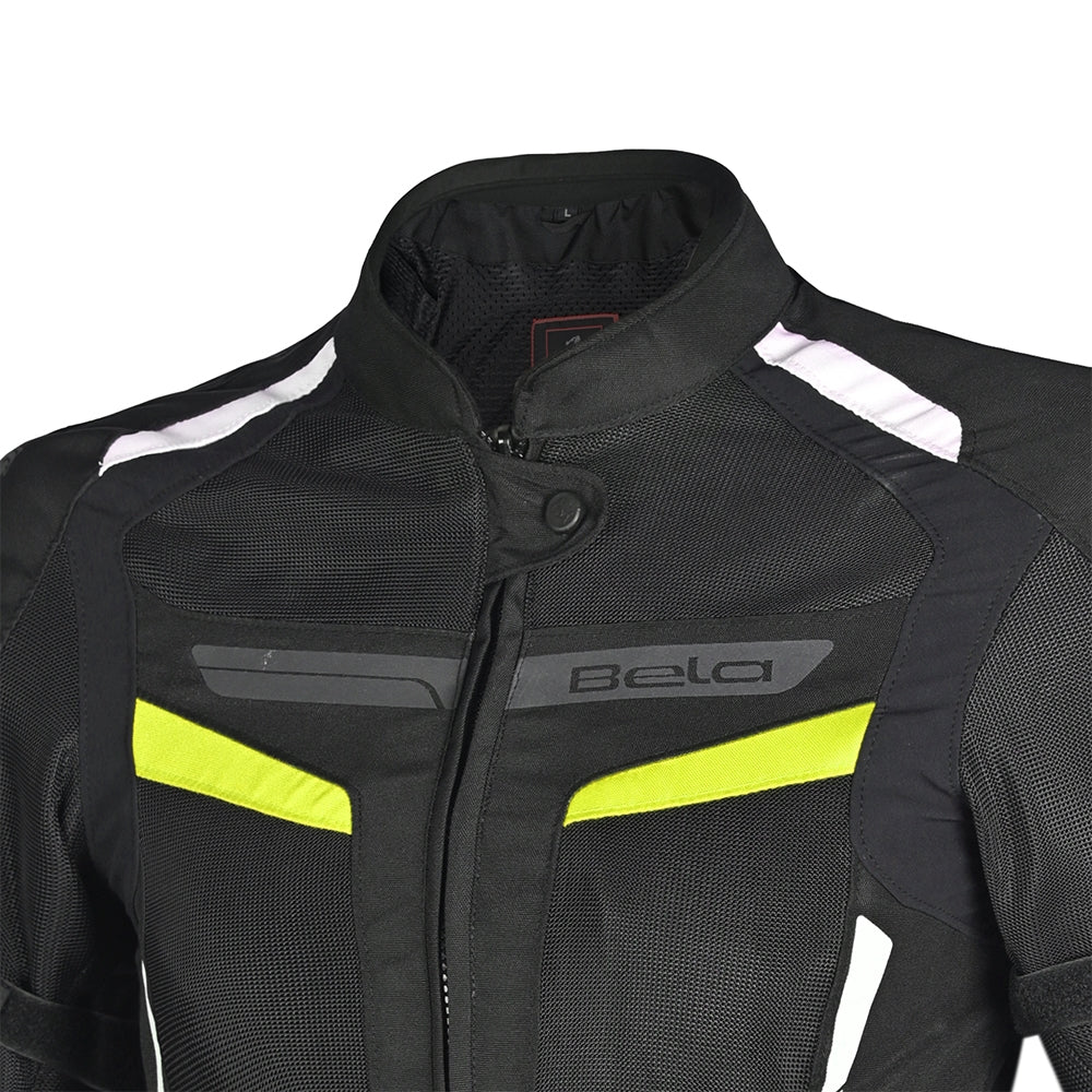 BELA - Chaqueta Textil Sprinter Lady Negro/Amarillo Fluor - SECURTEX MOTOR S.L (t/a MaximoMoto)