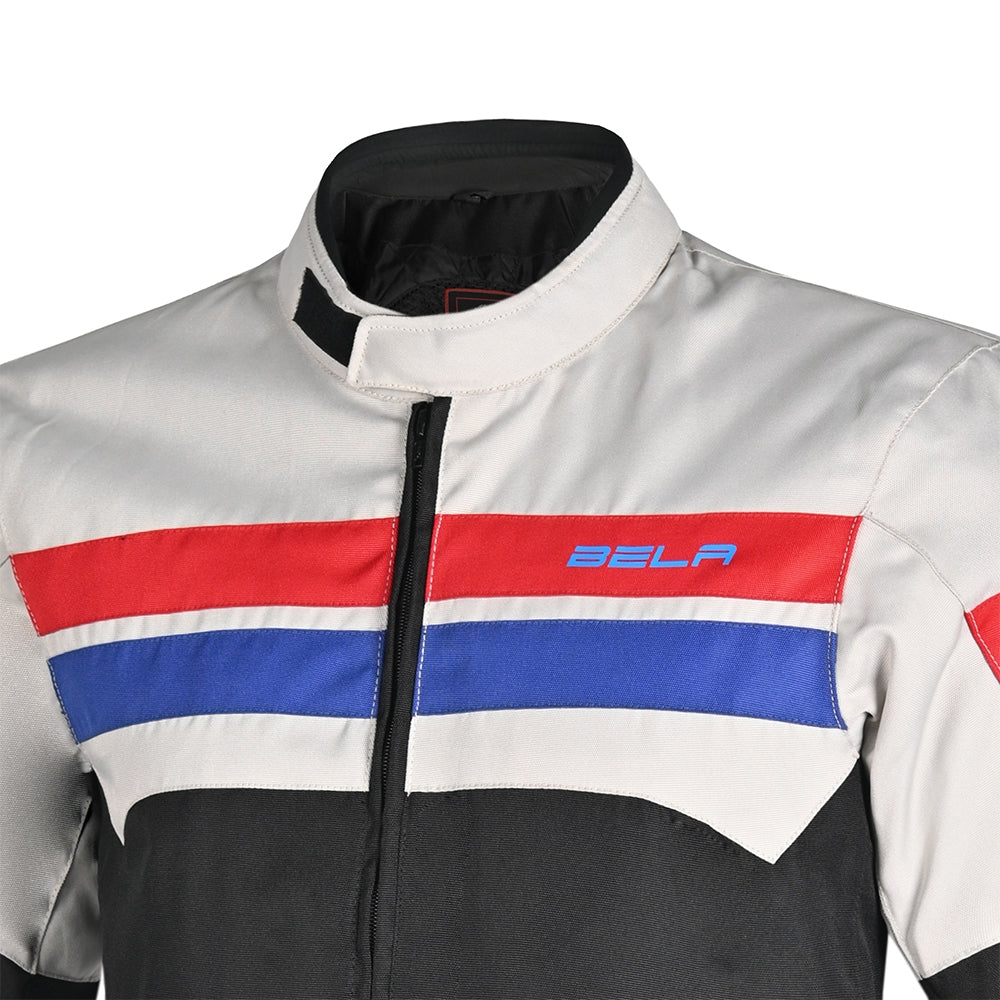 BELA - Chaqueta Textil Tark Negro/Hielo/Rojo/Azul - SECURTEX MOTOR S.L (t/a MaximoMoto)