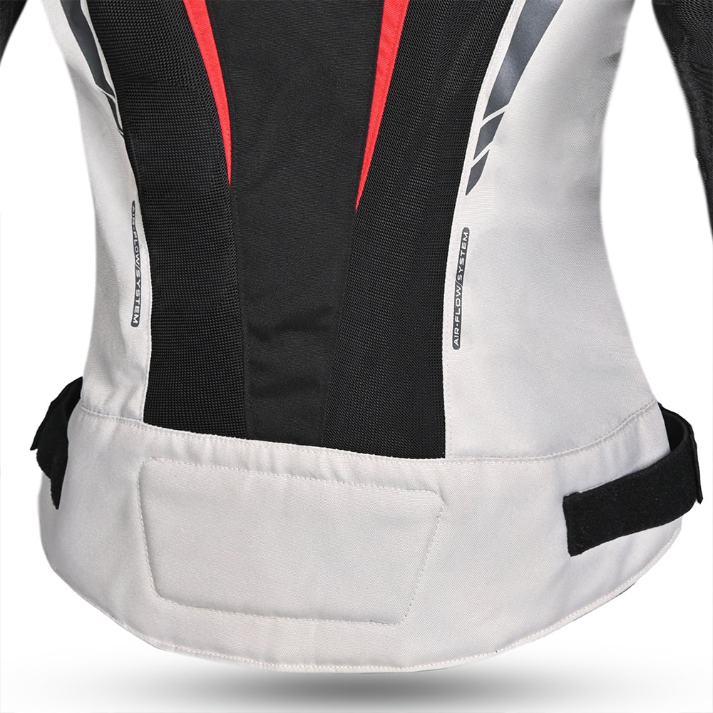 BELA - Chaqueta Textil Sprinter Lady Negro/Hielo/Rojo - SECURTEX MOTOR S.L (t/a MaximoMoto)