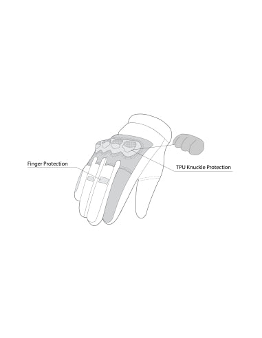BELA - Guante Textil Tracker Winter WP Negro/Amarillo Fluor - SECURTEX MOTOR S.L (t/a MaximoMoto)