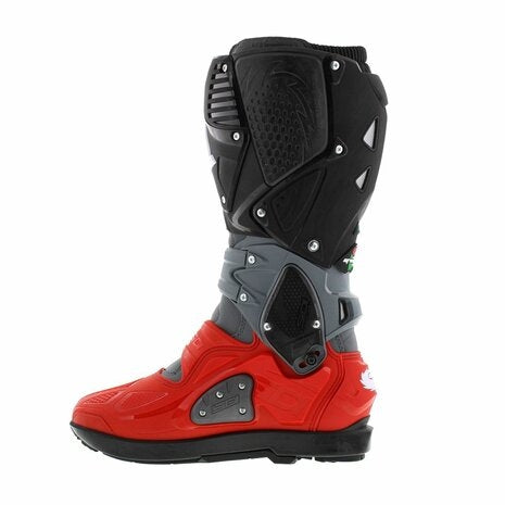 SIDI - BOTAS CROSSFIRE 3 SRS GRIS / ROJO / NEGRO - SECURTEX MOTOR S.L (t/a MaximoMoto)