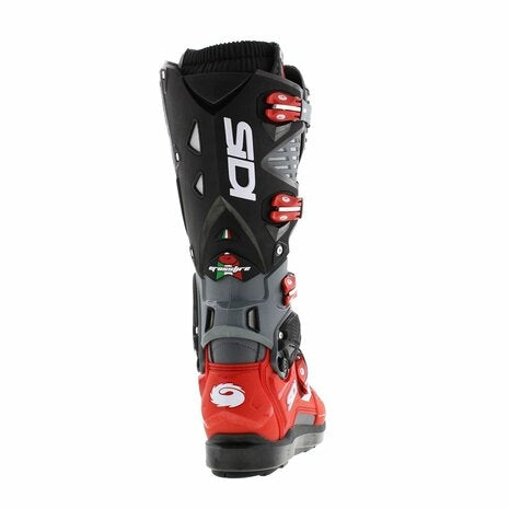 SIDI - BOTAS CROSSFIRE 3 SRS GRIS / ROJO / NEGRO - SECURTEX MOTOR S.L (t/a MaximoMoto)