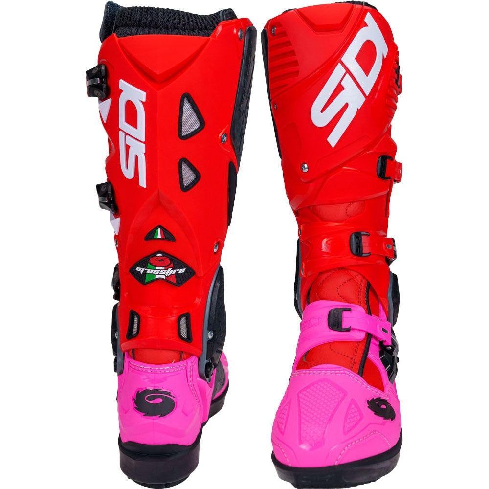 SIDI - BOTAS CROSSFIRE 3 SRS LIMITED EDITION ROJO / ROSA - SECURTEX MOTOR S.L (t/a MaximoMoto)