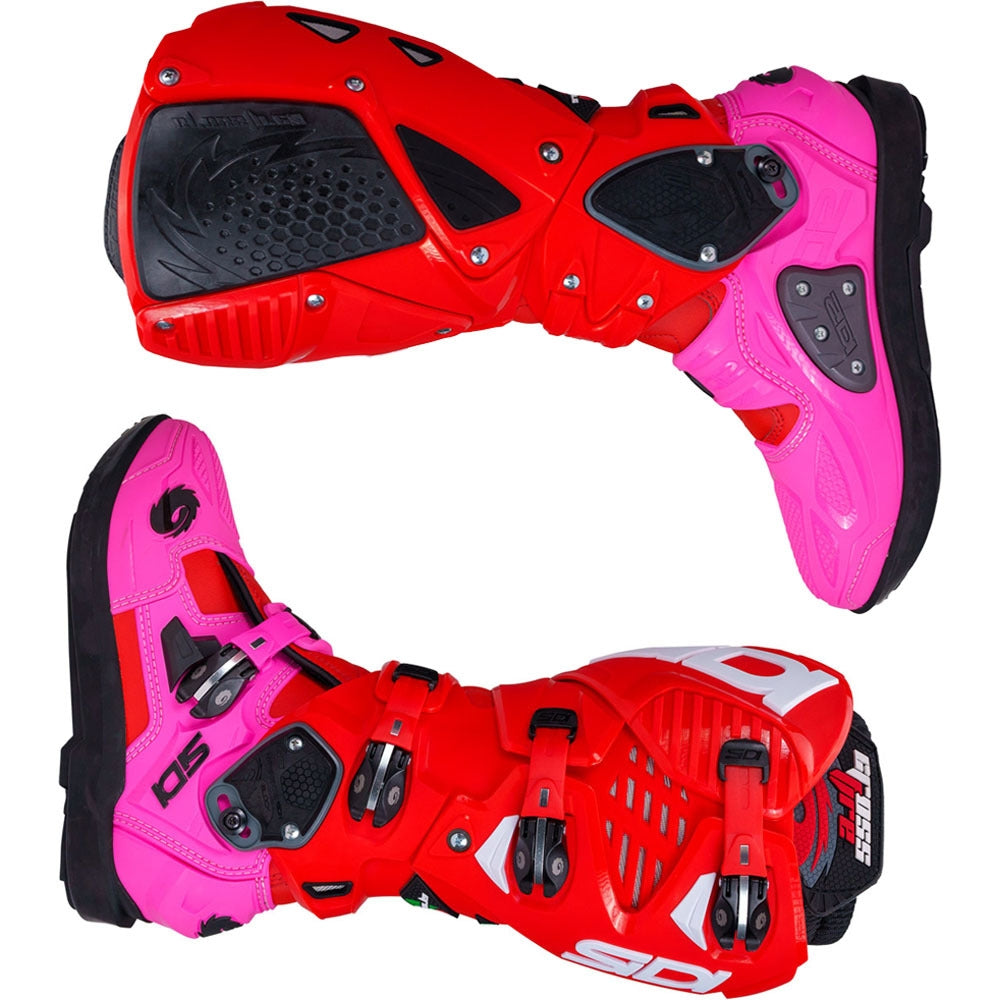 SIDI - BOTAS CROSSFIRE 3 SRS LIMITED EDITION ROJO / ROSA - SECURTEX MOTOR S.L (t/a MaximoMoto)