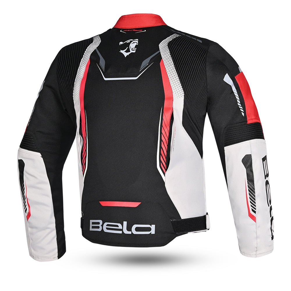 BELA - Chaqueta Textil Star Light Kids Negro/Rojo/Hielo - SECURTEX MOTOR S.L (t/a MaximoMoto)