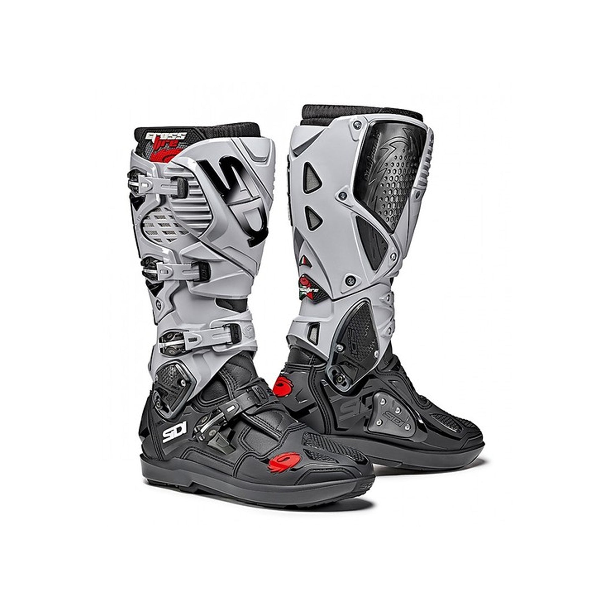 SIDI - BOTAS CROSSFIRE 3 SRS NEGRO / GRIS - SECURTEX MOTOR S.L (t/a MaximoMoto)