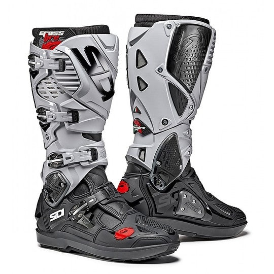 SIDI - BOTAS CROSSFIRE 3 SRS NEGRO / GRIS - SECURTEX MOTOR S.L (t/a MaximoMoto)