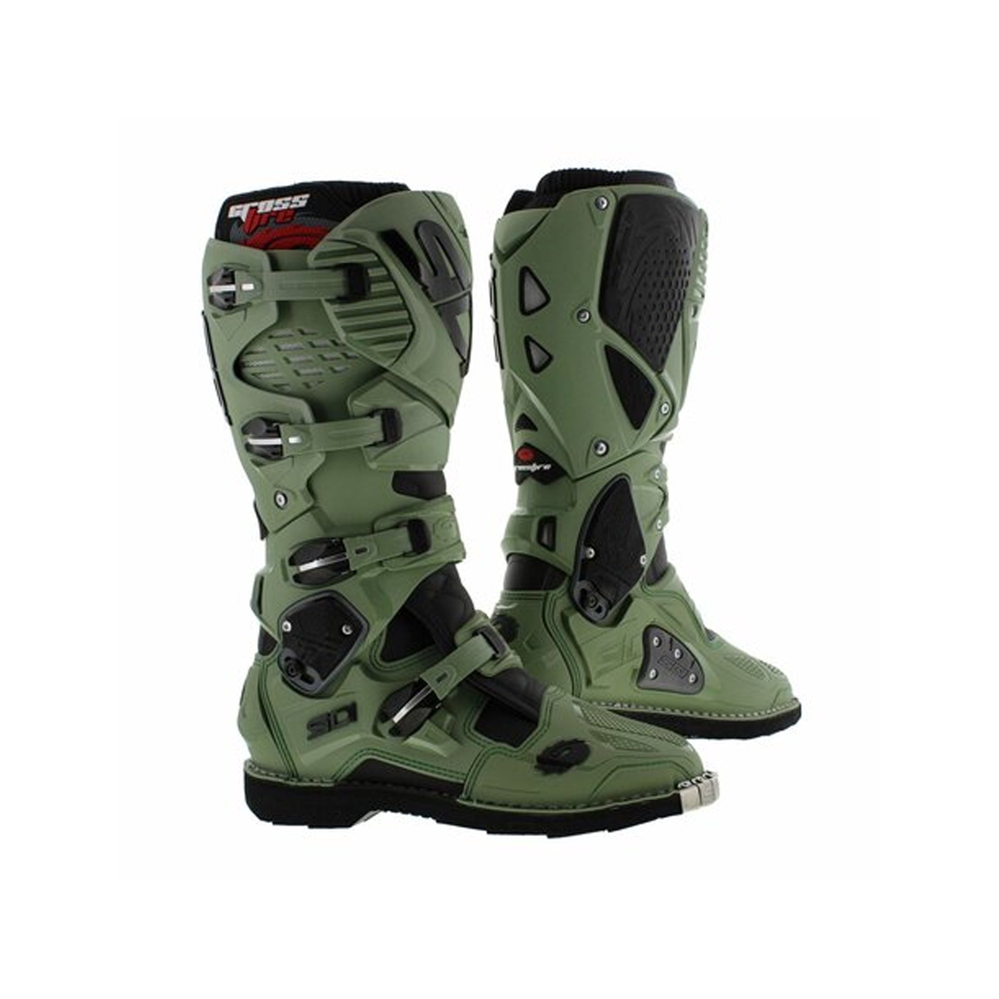 SIDI - BOTAS CROSSFIRE 3 SRS VERDE MILITAR / NEGRO - SECURTEX MOTOR S.L (t/a MaximoMoto)