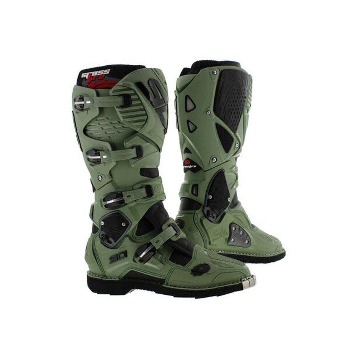 SIDI - BOTAS CROSSFIRE 3 SRS VERDE MILITAR / NEGRO - SECURTEX MOTOR S.L (t/a MaximoMoto)