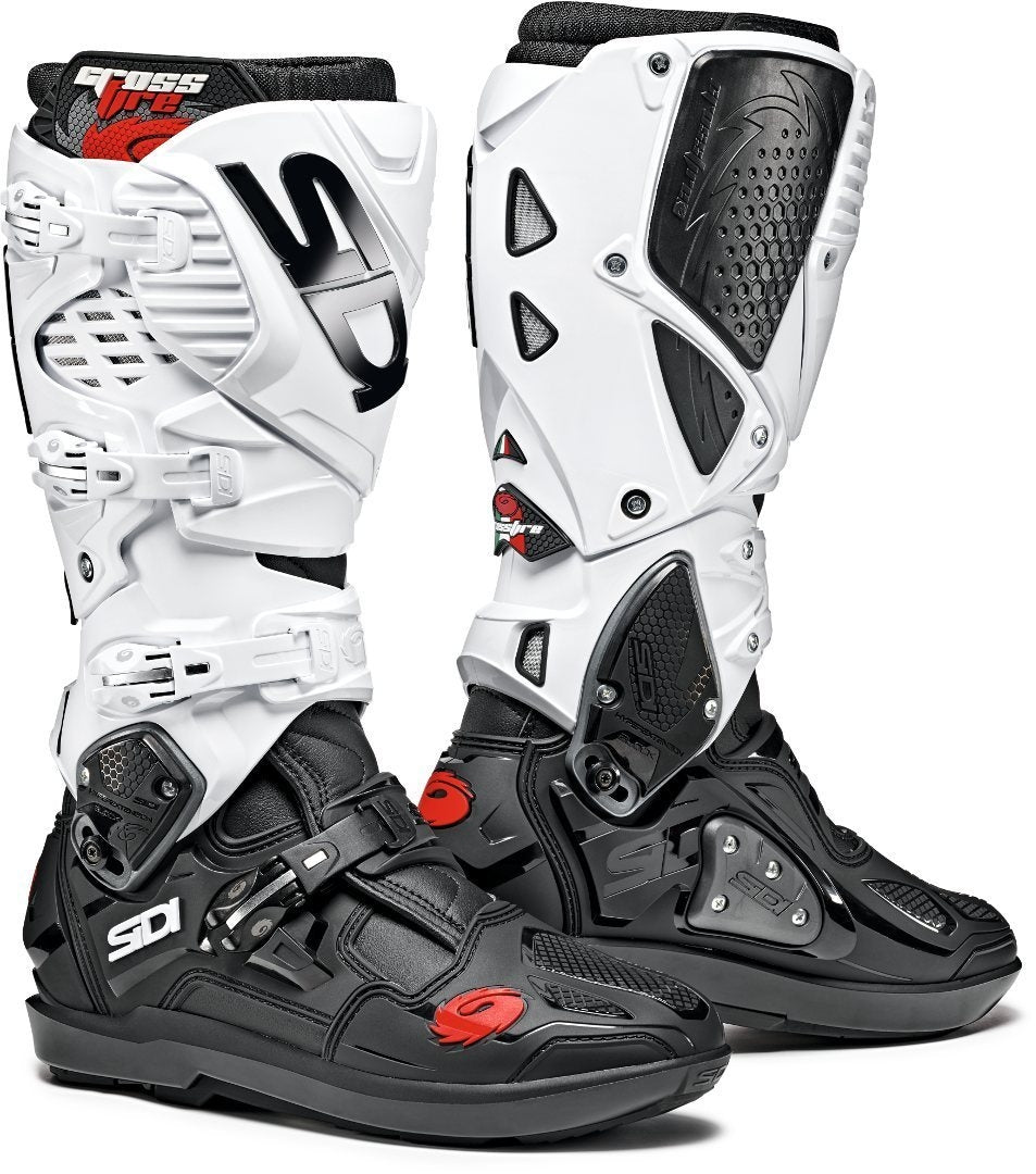 SIDI - BOTAS CROSSFIRE 3 NEGRO / BLANCO - SECURTEX MOTOR S.L (t/a MaximoMoto)
