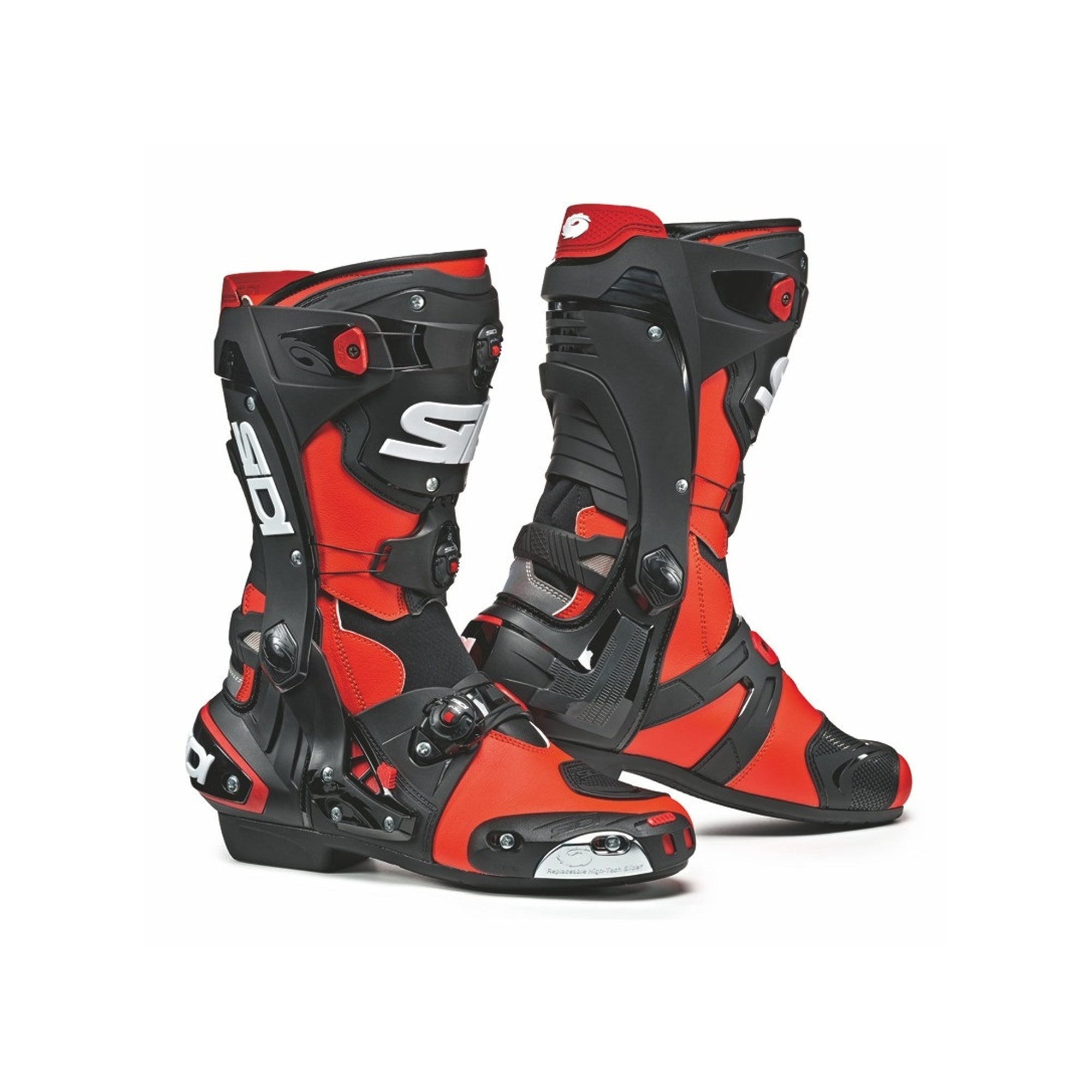 SIDI - BOTAS SIDI REX ROJO FLUOR / NEGRO - SECURTEX MOTOR S.L (t/a MaximoMoto)