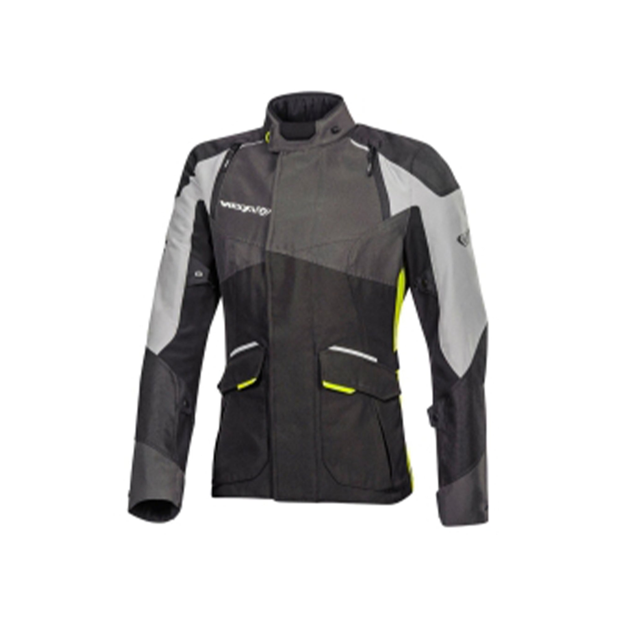 IXON- CHAQUETAS BALDER LADYBLACK/GREY/BRIGHT YELLOW - SECURTEX MOTOR S.L (t/a MaximoMoto)