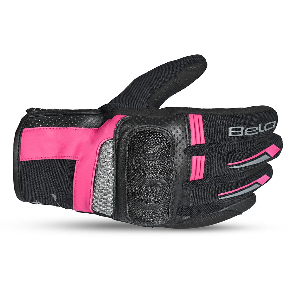 BELA - GUANTE TEXTIL HERO AIR LADY NEGRO/ROSA - SECURTEX MOTOR S.L (t/a MaximoMoto)