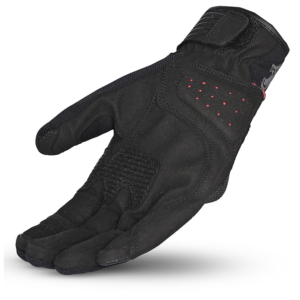 BELA - Guante Textil Hero Air Lady Negro/Rojo - SECURTEX MOTOR S.L (t/a MaximoMoto)