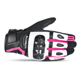 BELA - Guante Piel Air Flow Lady Negro/Rosa - SECURTEX MOTOR S.L (t/a MaximoMoto)