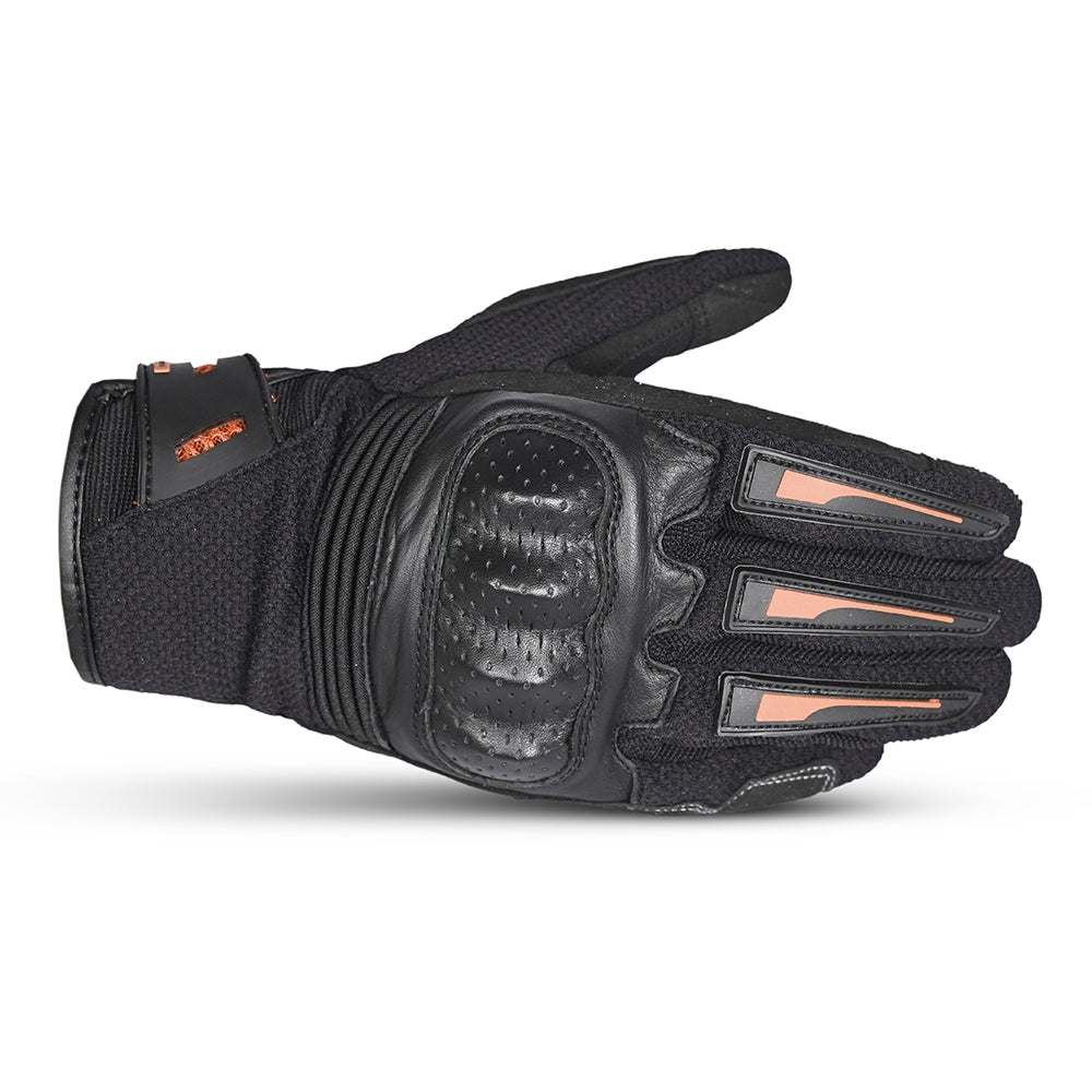BELA - Guante Textil Drift Negro/Naranja - SECURTEX MOTOR S.L (t/a MaximoMoto)