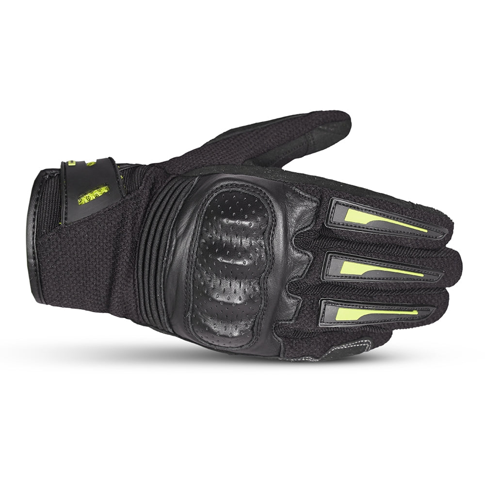 BELA - Guante Textil Drift Negro/Amarillo Fluor - SECURTEX MOTOR S.L (t/a MaximoMoto)