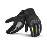 BELA - Guante Textil Drift Negro/Amarillo Fluor - SECURTEX MOTOR S.L (t/a MaximoMoto)