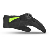 SHUA - Guantes Textil Shot Lady Negro/Amarillo-Maximo Moto