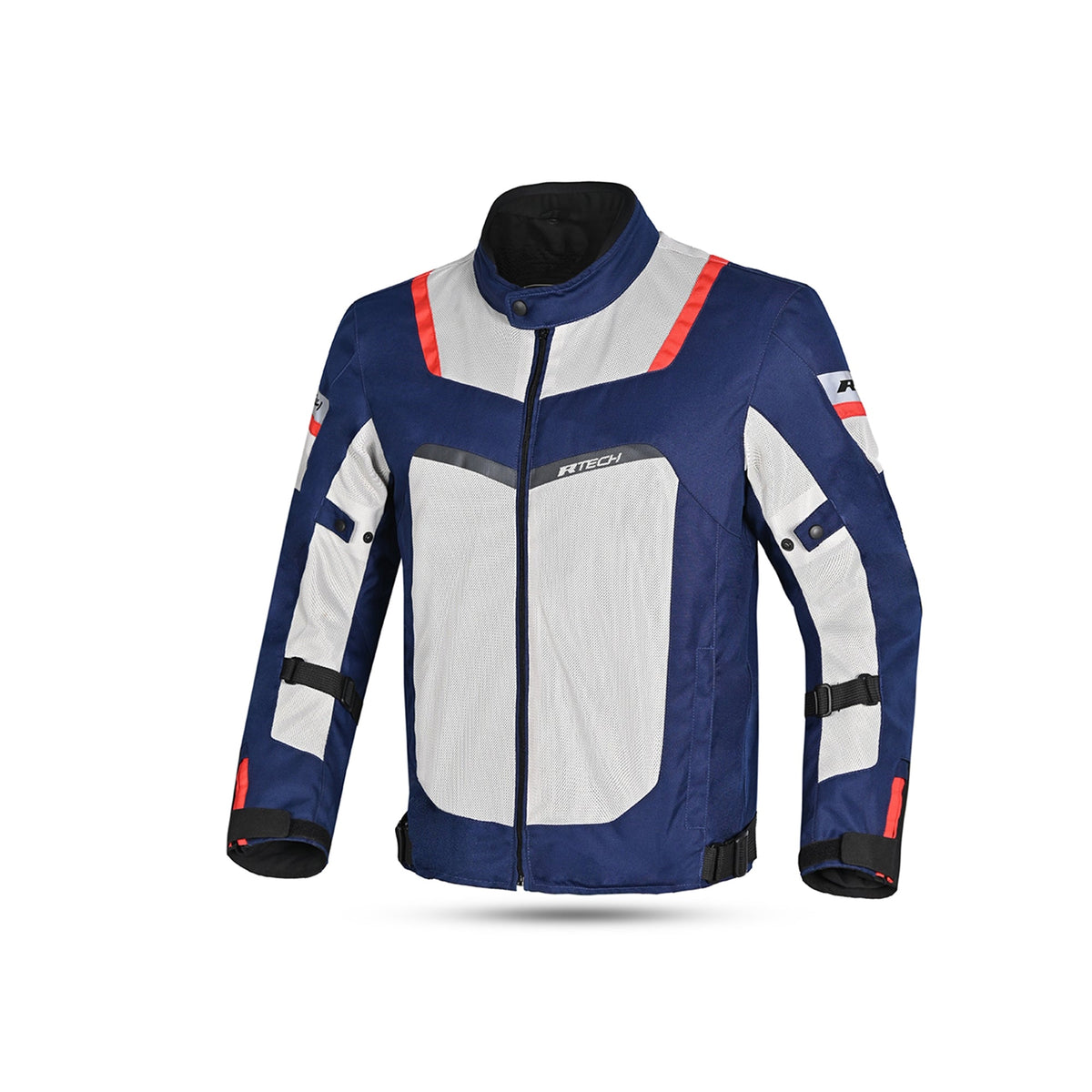 Chaqueta Textil Spiral Mesh Azul/Hielo/Rojo - SECURTEX MOTOR S.L (t/a MaximoMoto)