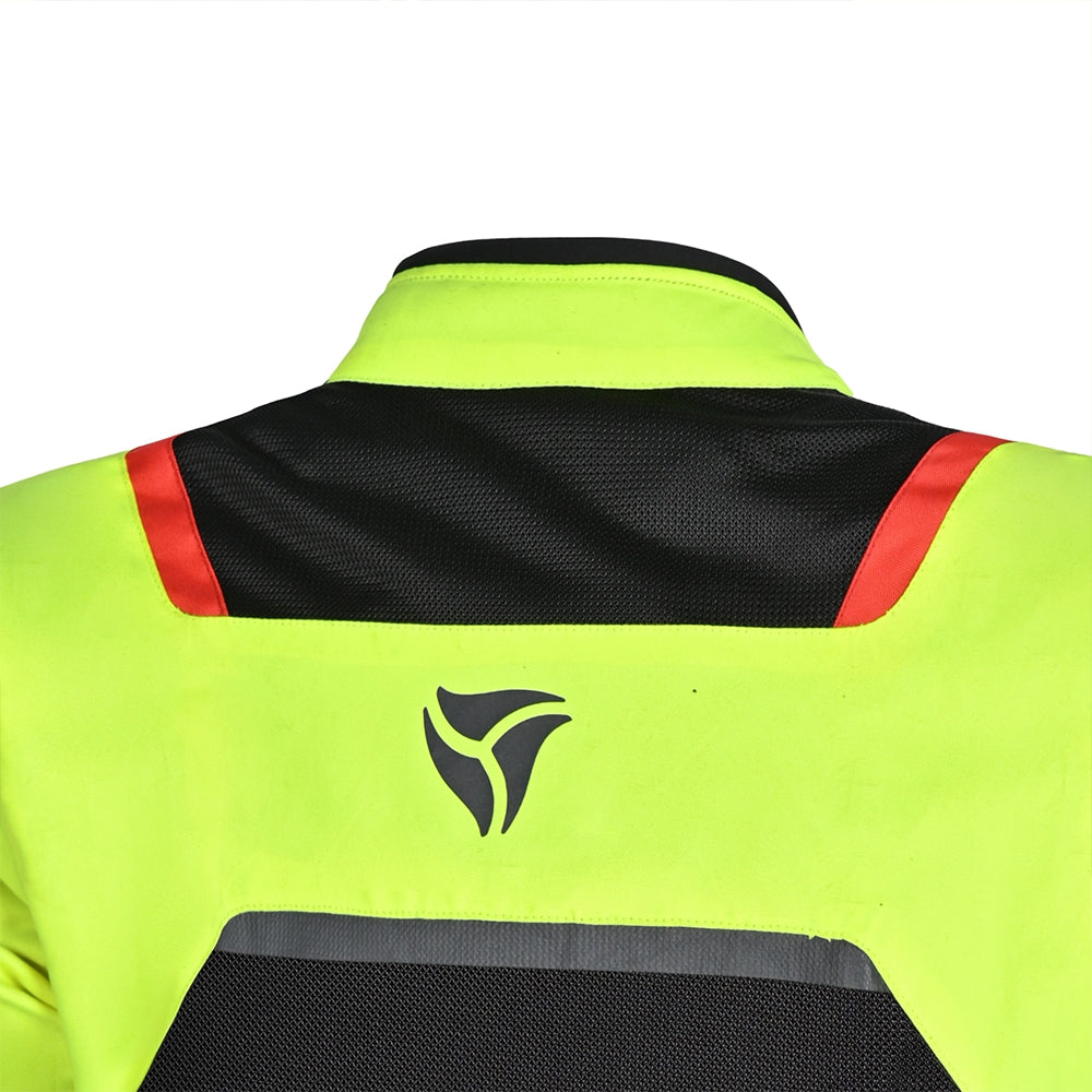 Chaqueta Textil Spiral Mesh Amarillo F./Negro/Rojo - SECURTEX MOTOR S.L (t/a MaximoMoto)
