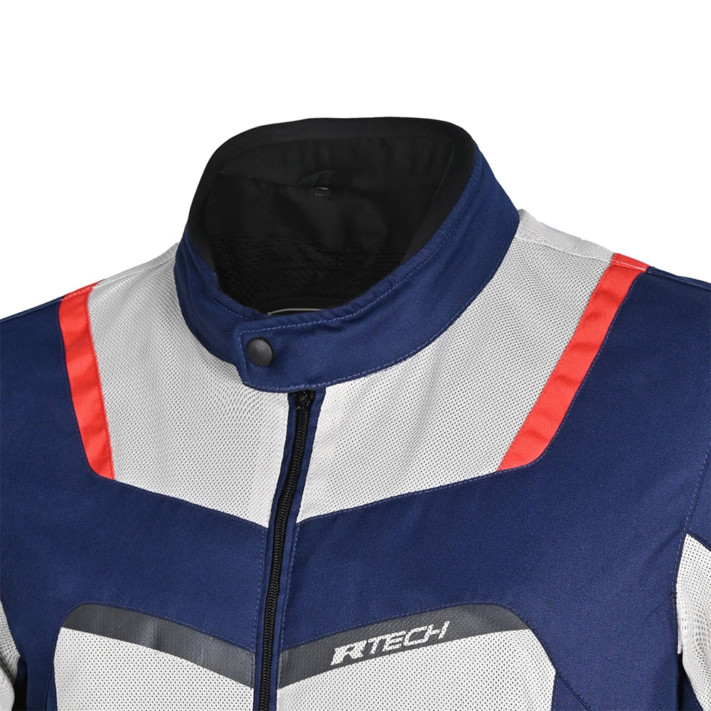 Chaqueta Textil Spiral Mesh Azul/Hielo/Rojo - SECURTEX MOTOR S.L (t/a MaximoMoto)