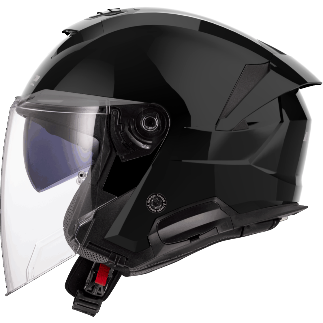 LS2 OF618 VERSO II CASCO DE MOTO SOLID GLOSS NEGRO