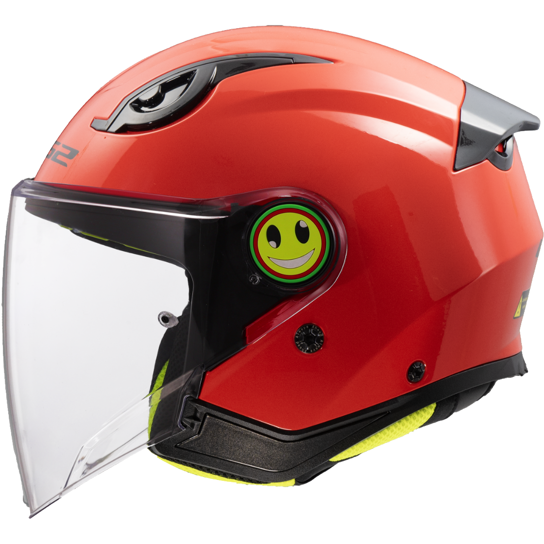 LS2 OF622 FUNNY II CASCO DE MOTO SOLID ROJO