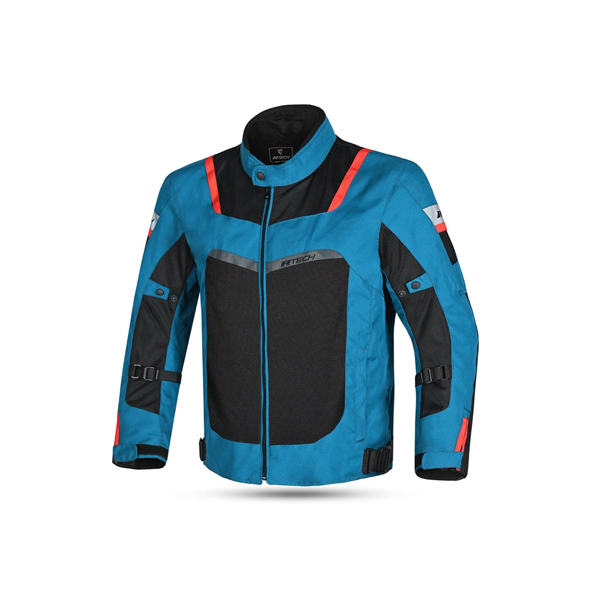 Chaqueta Textil Spiral Mesh Azul claro/Negro/Rojo - SECURTEX MOTOR S.L (t/a MaximoMoto)