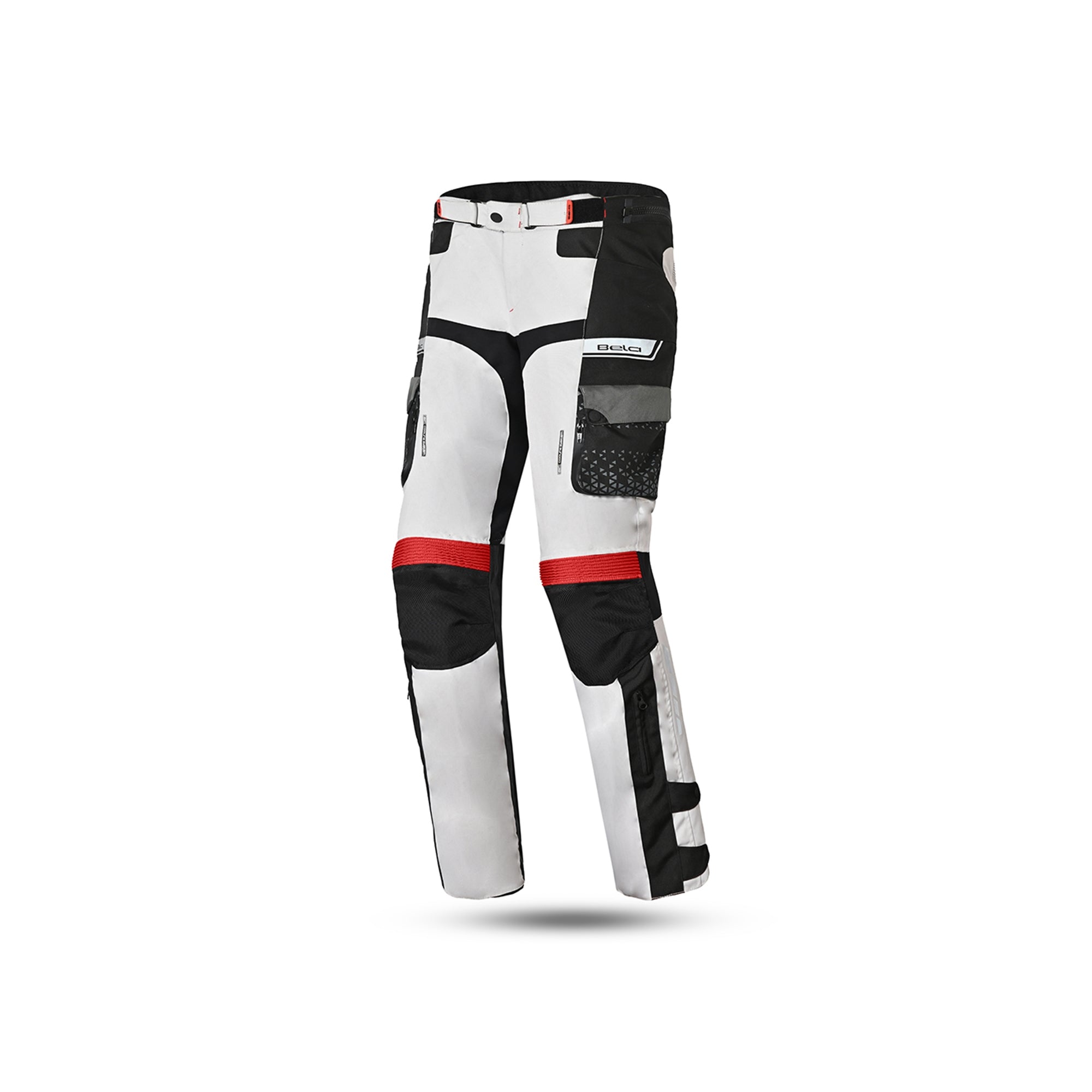 BELA - Pantalón Crossroad Extreme WP Hielo/Gris/Rojo - SECURTEX MOTOR S.L (t/a MaximoMoto)