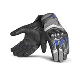 BELA - Guantes Textil Daring Gris/Negro/Azul - SECURTEX MOTOR S.L (t/a MaximoMoto)