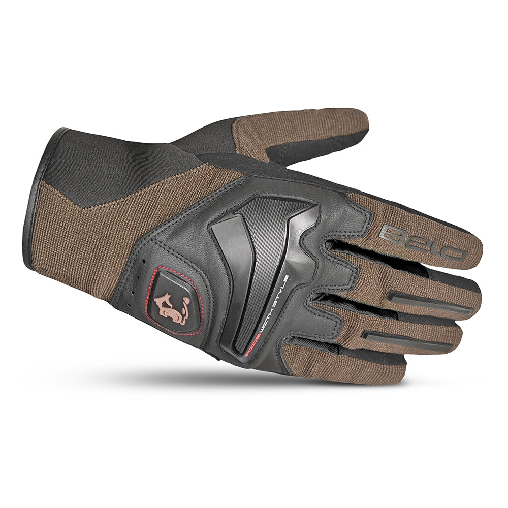 BELA - Guante Textil Man Star Negro/Marrón - SECURTEX MOTOR S.L (t/a MaximoMoto)