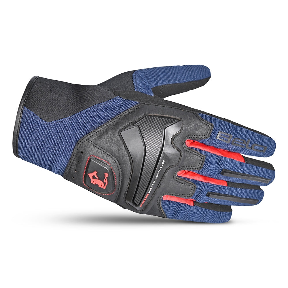 BELA - Guante Textil Man Star Azul Real/Negro - SECURTEX MOTOR S.L (t/a MaximoMoto)