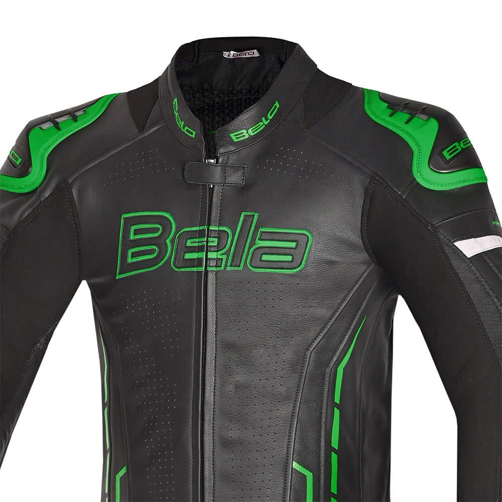 BELA - Mono 1 PC Rocket Mix Kangaroo Negro/Verde - SECURTEX MOTOR S.L (t/a MaximoMoto)