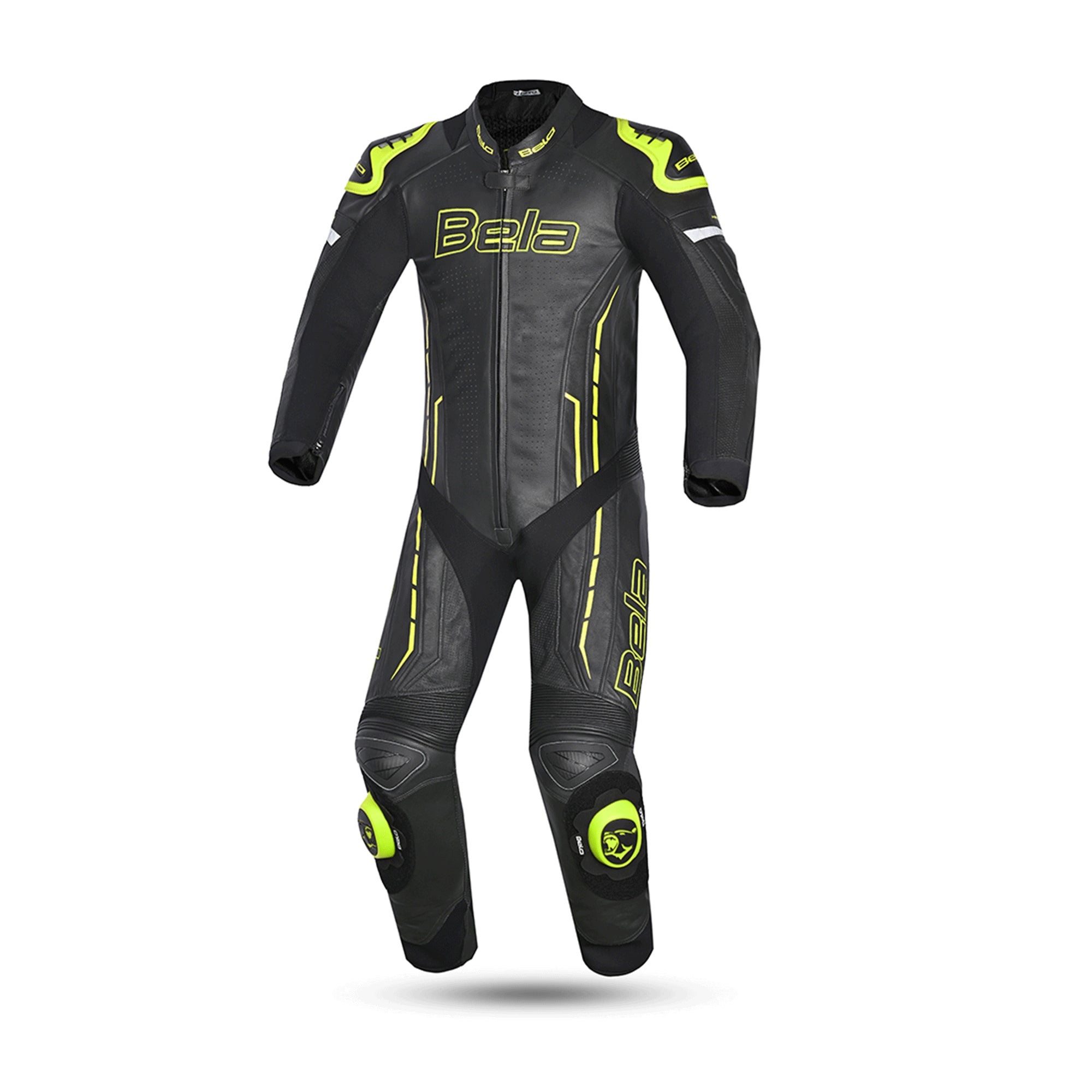 BELA - Mono 1 PC Rocket Mix Kangaroo Negro/Amarillo Fluor - SECURTEX MOTOR S.L (t/a MaximoMoto)