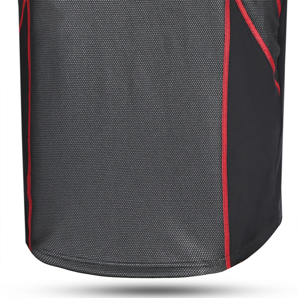 R-TECH - Térmico Textil Jack Wind Stoper Negro/Rojo
