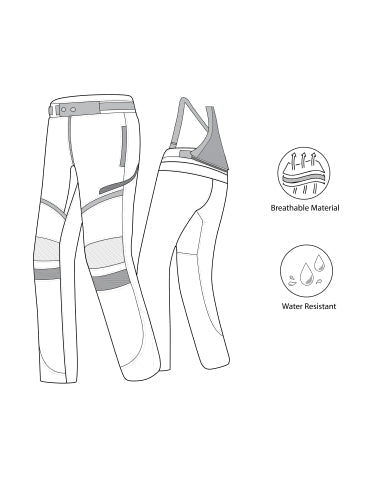 BELA - Pantalón Textil Calm Digger Corto Negro - SECURTEX MOTOR S.L (t/a MaximoMoto)