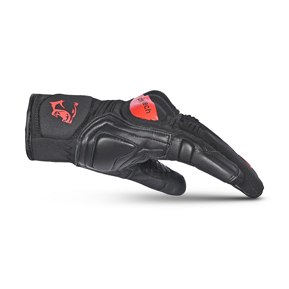 BELA - Guante Textil Boom Winter WP.Lady Negro/Rojo - SECURTEX MOTOR S.L (t/a MaximoMoto)