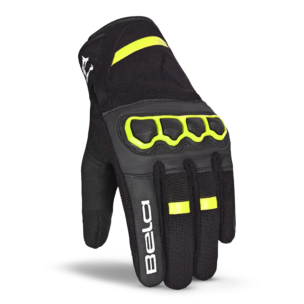 BELA - Guante Textil Tracker Winter WP Negro/Amarillo Fluor - SECURTEX MOTOR S.L (t/a MaximoMoto)