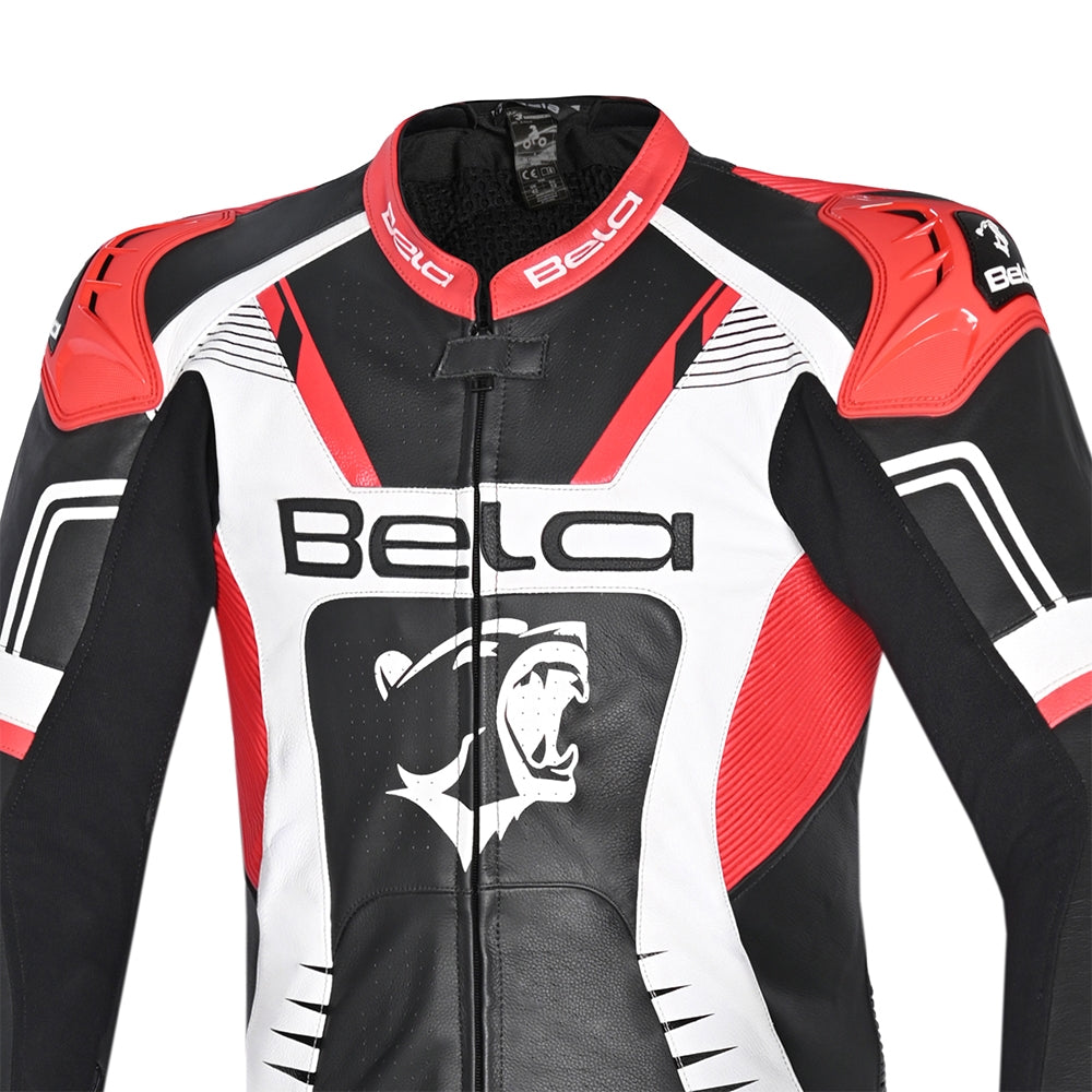 BELA-Mono 1 PC X Race Negro/Blanco/Rojo - SECURTEX MOTOR S.L (t/a MaximoMoto)