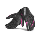BELA - Guante Piel Blast Lady Negro/Rosa - SECURTEX MOTOR S.L (t/a MaximoMoto)