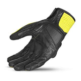BELA - Guante Piel Blast Man Negro/Amarillo Fluor - SECURTEX MOTOR S.L (t/a MaximoMoto)
