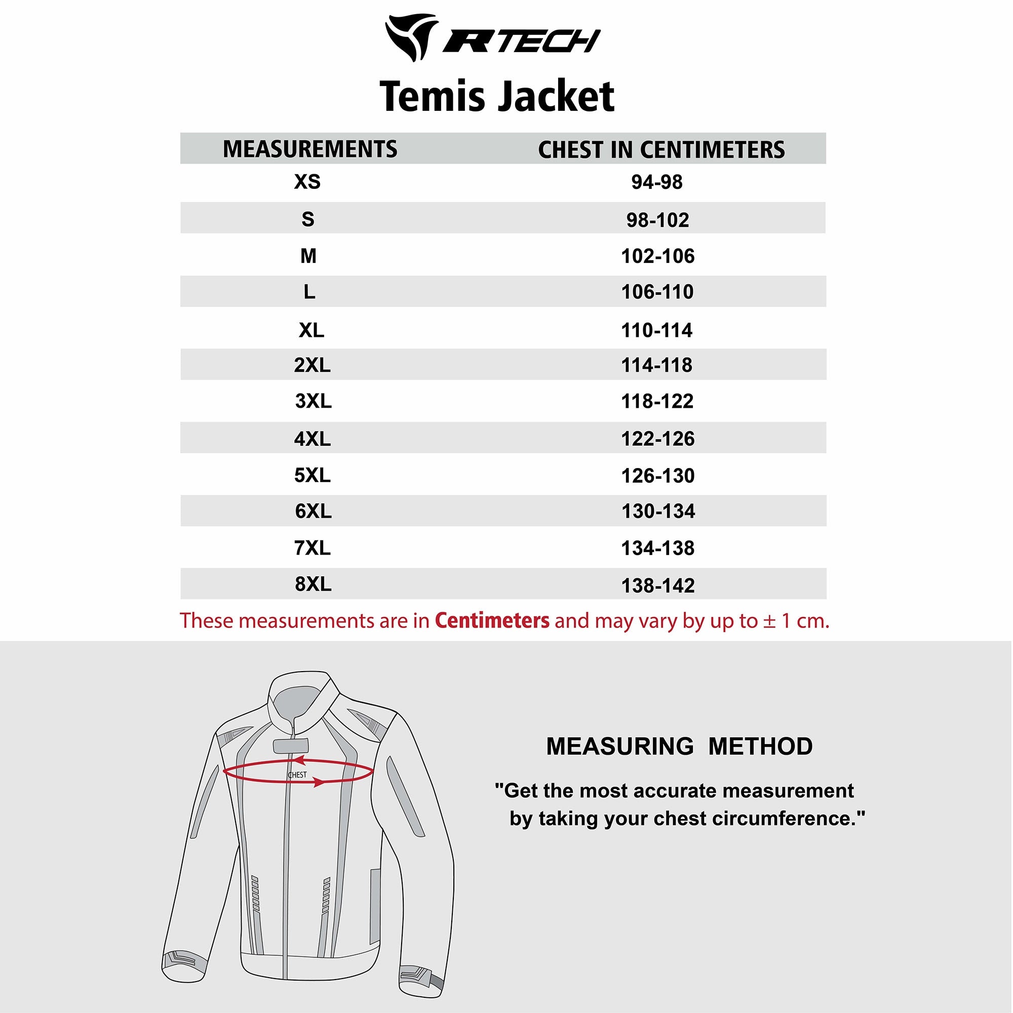 R-TECH - Chaqueta Textil Temis Negro - SECURTEX MOTOR S.L (t/a MaximoMoto)